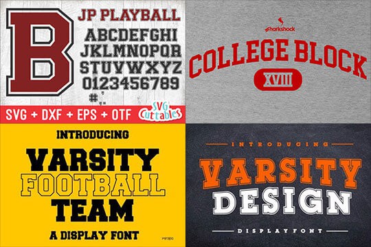 11 Athletic Fonts for Sports Designs