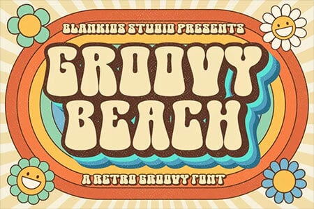 Groovy Beach Font