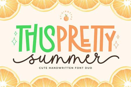 This Pretty Summer Font